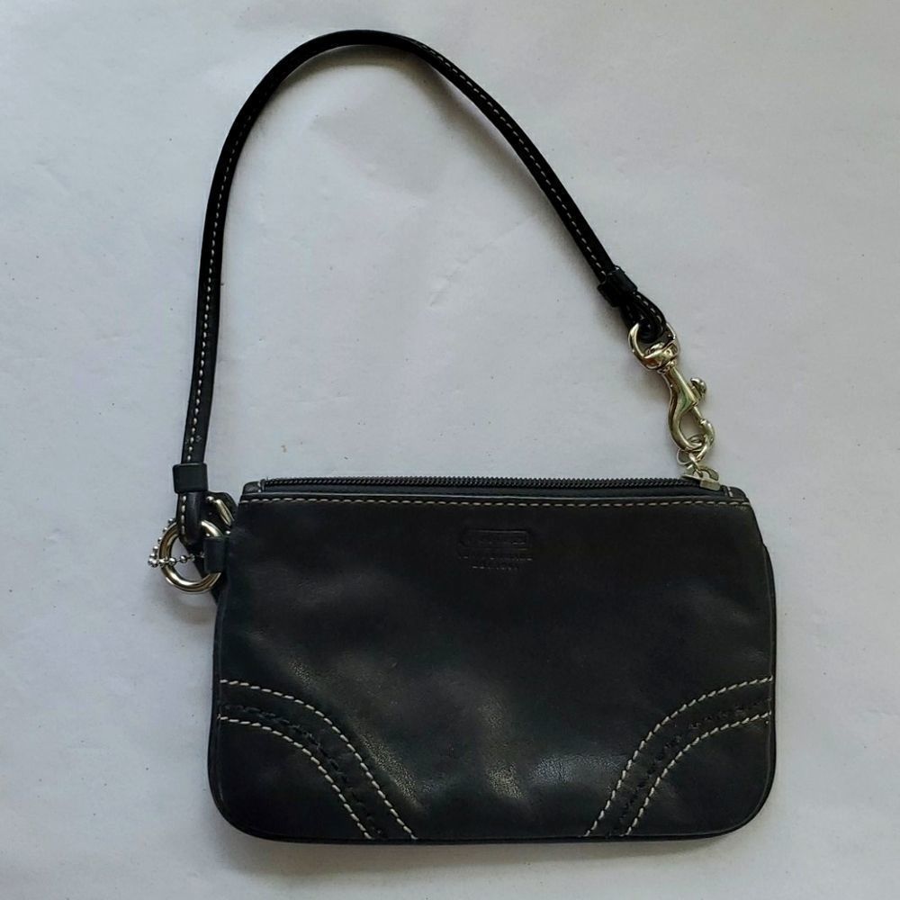 Coach Brown Wristlet